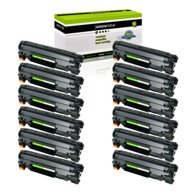 GREENCYCLE 12PK CRG126 Toner Set Fit For Canon 126 ImageClass LBP6230dw LBP-6230