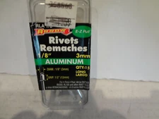 Arrow Fasteners E-Z Pull Rivets Remaches 1/8" Aluminum Long (Qty 15) 