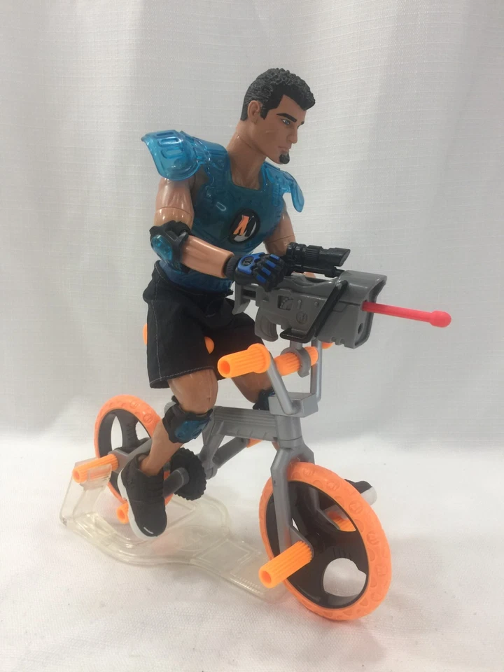 2001 孩之宝 Action Man Ultra 自行车极端可动人偶 BMX 自行车支架发射器 — 第 3/4 张图片