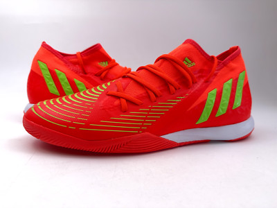 Adidas Predator Edge.3 Indoor Herren Fußballschuhe UK Größe 11, Orange, Neu