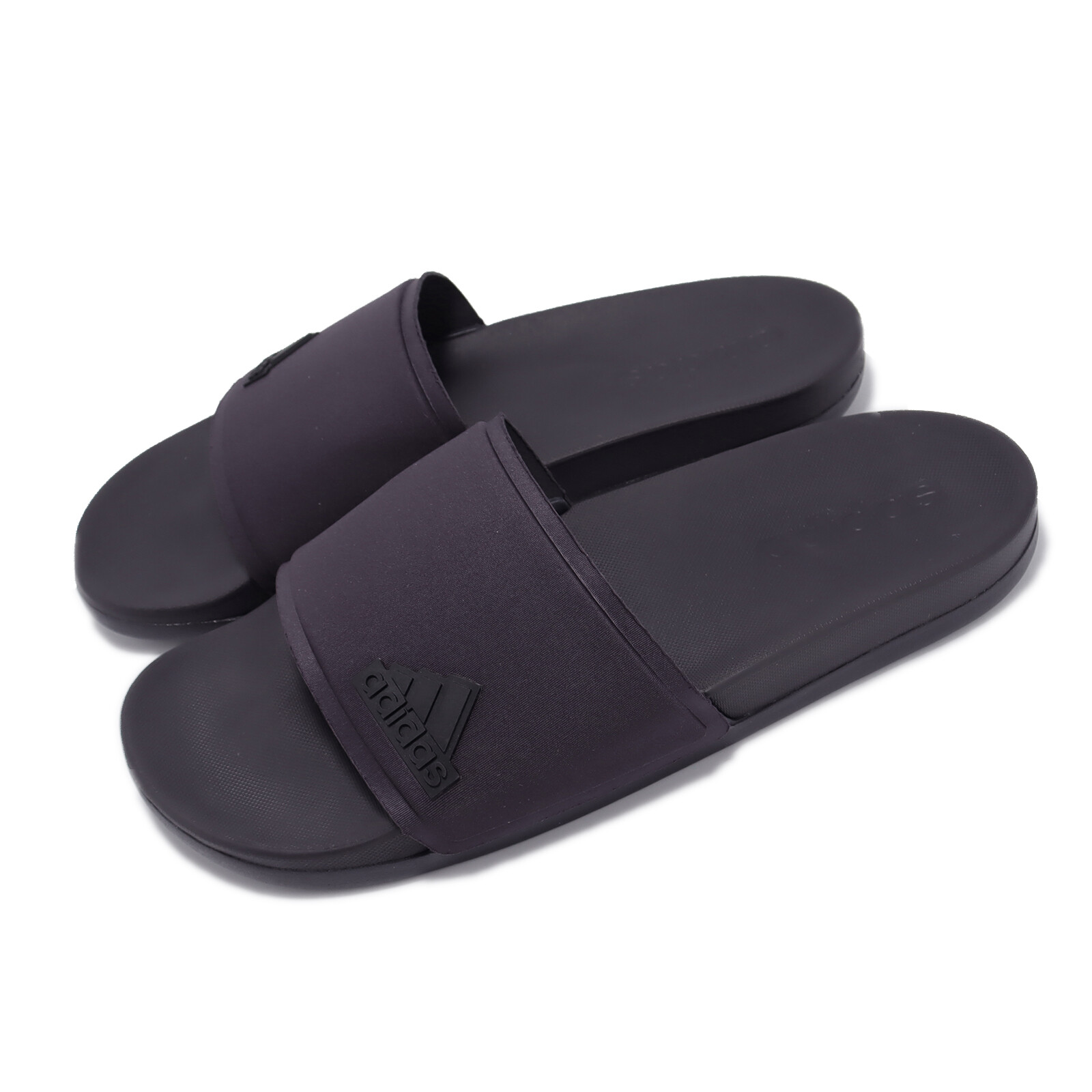 adidas Adilette Comfort Elevated Core Черные мужские повседневные сандалии унисекс IF0891