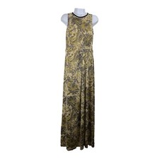Mango Womens Sleeveless Floral Paisley Maxi Dress Size S Cottagecore Fairy Boho