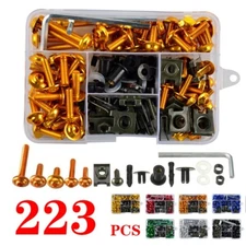 Motorcycle Fairing Fastener Clips Screws Bolts Kit Fit for Kawasaki All Models