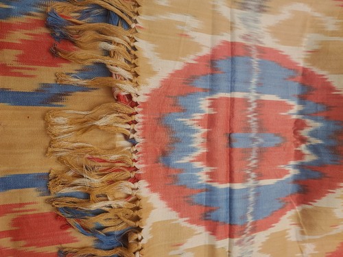 Beige/Blue/Red Multicolored Table Runner - Picture 3 of 6