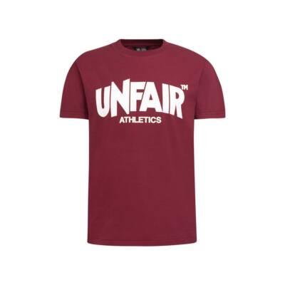 Unfair Athletics Classic Label Outlines T-Shirt Herren Shirt burgundy 47345