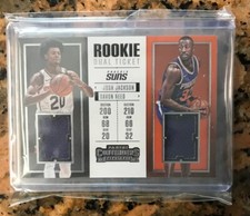 2017-18 Pan Contenders Rookie Ticket Dual Swatches #2 Josh Jackson Davon Reed MT