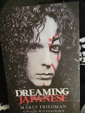 Dreaming Japanese by Marty Friedman Hardcover Book Signed!!!