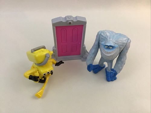 Disney Monster Inc University Figures Cake Toppers McDonalds Toys Door 3 Pcs BB - Picture 2 of 11