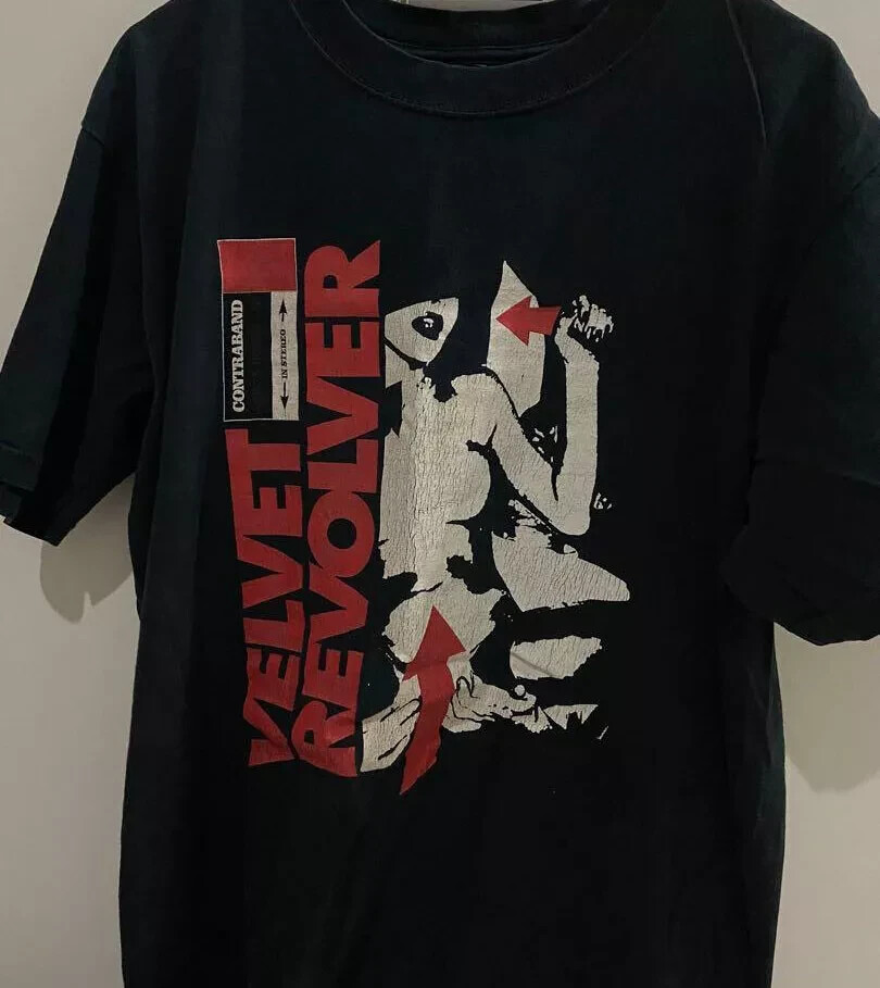 懸賞当選品 Velvet Revolver Contraband Tシャツ L Vintage Velvet Revolver Contraband Band Black All Size Men's
