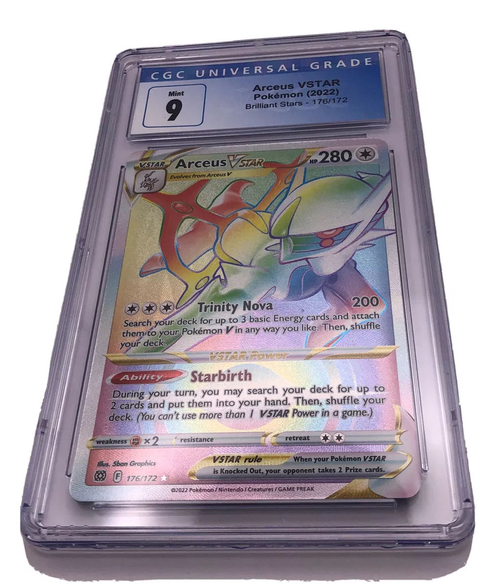 Arceus Pokemon Card, Rainbow Arceus Pokemon Card