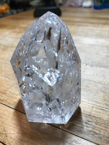 Rainbow Quartz Crystal Mineral Gemstone Medium Size Point Specimen 009 - Picture 3 of 12