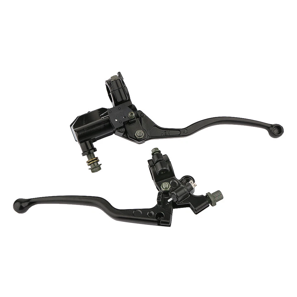 Motorcycle 7/8'' Brake Master Cylinder Clutch Lever Handlebars For Harley Honda - Imagem 4 de 4