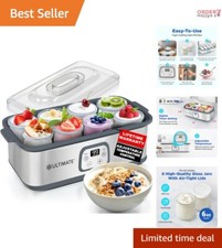Probiotic Yogurt Maker with Adjustable Temp f...