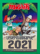 WIPA Mosaik Abrafaxe Nr. 541 Beilage Leserclub-Karte 2021 