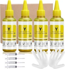 4x100ml Sublimation Ink Refill for Epson WF7710 WF7720 ET2720 ET2760 WF3720 ET27