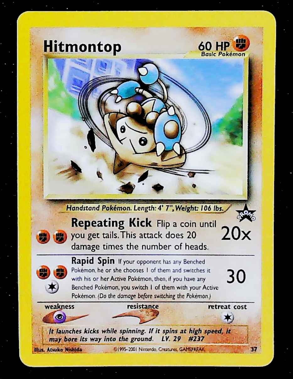 Pokemon TCG Hitmontop Wizards Black Star Promos #37
