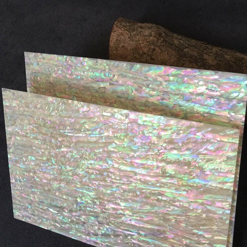 1x Shell Veneer Sheet Inlay 9 1/2"x5 1/2"x1/64" (240x140x0.2mm) Luthier B03 - Picture 4 of 4