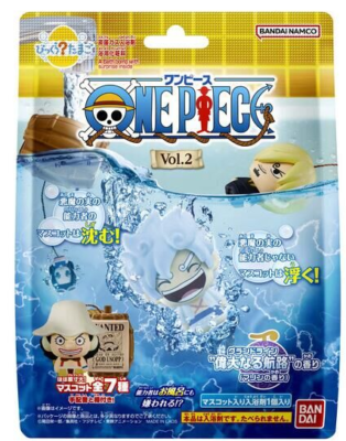 ONE PIECE luffy Bath Bomb Figure Surprised Bikkura Egg BANDAI New