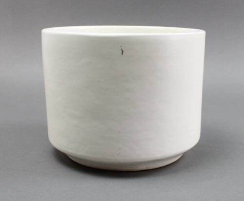 Gainey C-6 Matte White Architectural Pottery Planter Mid Century Modern - Picture 4 of 8