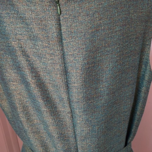 Gorgeous Antonio Melani Genuine Golden Green Dress - Size 14 - Picture 9 of 19