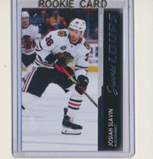 2021-22 Upper Deck Extended Young Guns Loups 718 Josiah Slavin Blackhawks