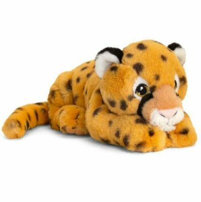 Keel Toys KEELECO CHEETAH 35cm Stofftier Wildkatze 100% RECYCELT Öko Plüsch