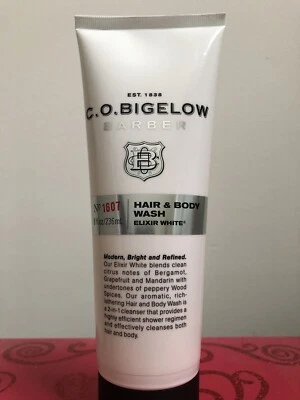 C.O. BIGELOW ELIXIR WHITE No 1607 Hair & Body Wash 8 oz Rare - Image 1 of 2
