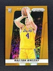 2024-25 Panini Prizm DECA Dalton Knecht #122 Orange Prizm Rookie RC Lakers /49