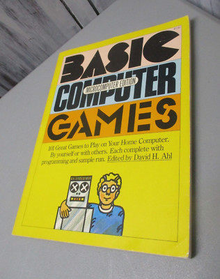 BASIC Computer Games Microcomputer Edition, David H. Ahl, 1978 -FREE SHIP-