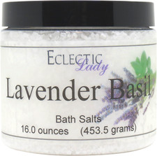 Lavender Basil Bath Salts by Eclectic Lady