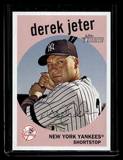 2008 TOPPS HERITAGE #68 DEREK JETER NEW YORK YANKEES