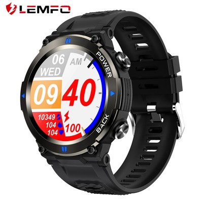 LEMFO A80 IP68 Wasserdicht Bluetooth-Anruf SmartWatch 400mAh Herzfreque-Monitor