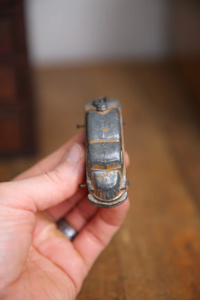 Винтаж 1940 Barclay U.S. Motor Unit Военный Грузовик металлическая игрушка Проволочная Сцепка антикварная - Изображение 4 из 4