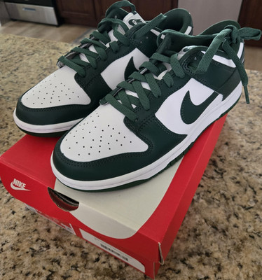 Nike Dunk Low Retro Michigan State White/Green DD1391-101 Men s Sneaker