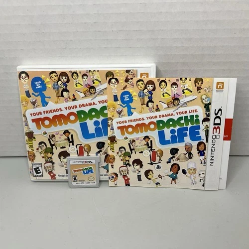 Tomodachi Life (Nintendo 3DS, 2014) Complete CIB W/ Manual - Tested