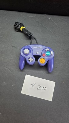 Genuine OEM Nintendo GameCube Wired Controller DOL-003 Purple 5-9ft Cable