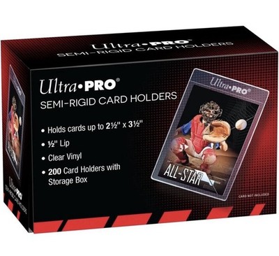 Ultra PRO Semi Rigid Card Sleeves 2 1/2 X 3 1/2 - 200 Count
