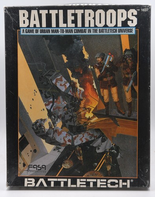 #ad Battletroops Battletech Series FASA Corporation $70.00