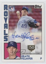 2019 Topps 1984 Baseball Rookies 150th Anniversary /150 Heath Fillmyer Auto 0c2