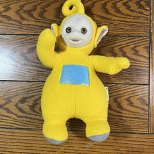 Vintage 1998 Playskool Yellow Teletubbies Laa Laa Doll Hasbro - Works