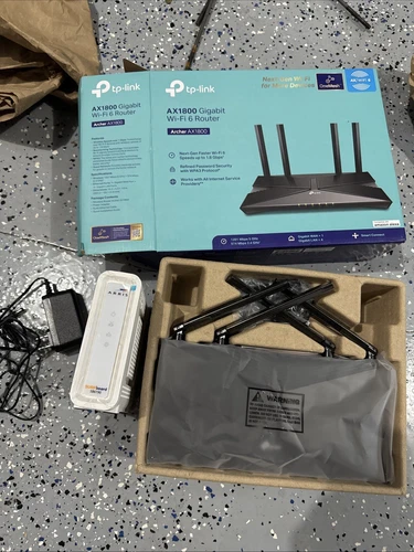 Arris SURFboard SB6190 Modem + TP-Link AX1800 Gigabit Wi-Fi 6 Router Combo!