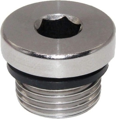 2pcs Stainless Steel M18x1.5 Thread Oxygen Sensor Bung with High-Temp Rubber Gas
