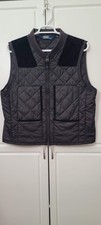 Polo Ralph Lauren Quilted Vest Mens ,Quilted Leather SUEDE size xl color black