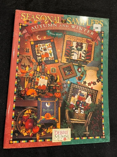 DEBBIE MUMM SEASONAL SAMPLERS BOOK 2 "AUTUMN & WINTER" QUILTING BOOK 1997