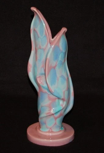 VINTAGE Royal Haeger Ceramic VASE "Flame" Mid Century Modern 1950's RARE FIND!