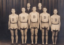Vintage photo - Very Handsome Basketball Team - 