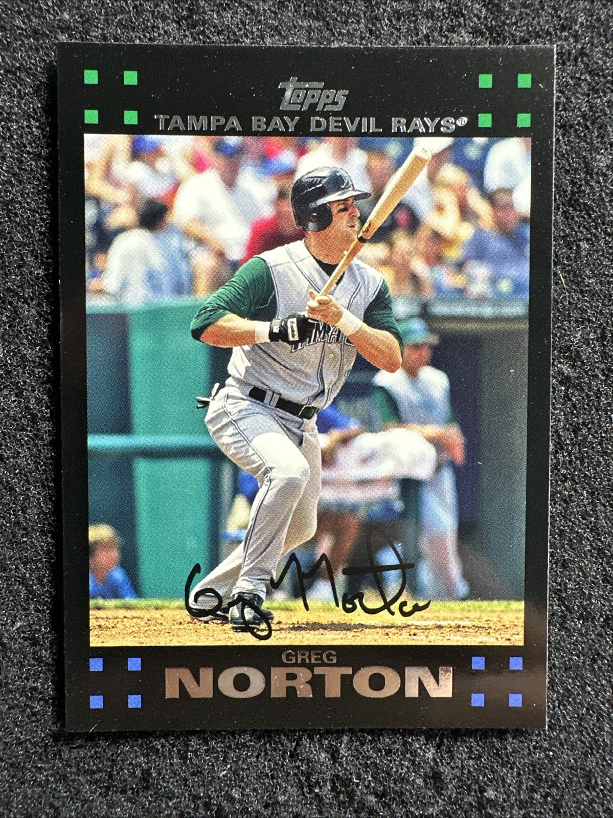 GREG NORTON #493 2007 Topps Baseball QTY Tampa Bay Devil Rays