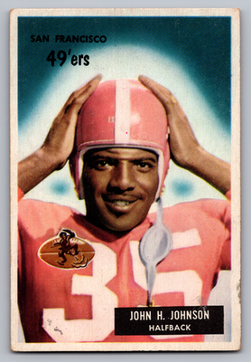 #ad #ad 1955 BOWMAN #42 JOHN HENRY JOHNSON 49ers ROOKIE $35.00