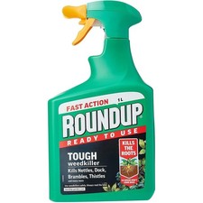 Roundup Tough Weedkiller 1.2L Ready to Use for Paths Patios Kills Roots 7.33 per litre