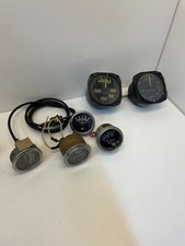 T79- Lot Of 6 Gauges - Vintage Aircraft Auto And Industry Usa T79- Lot Of 6 Gauges - Vintage Aircraft Auto And Industry Usa